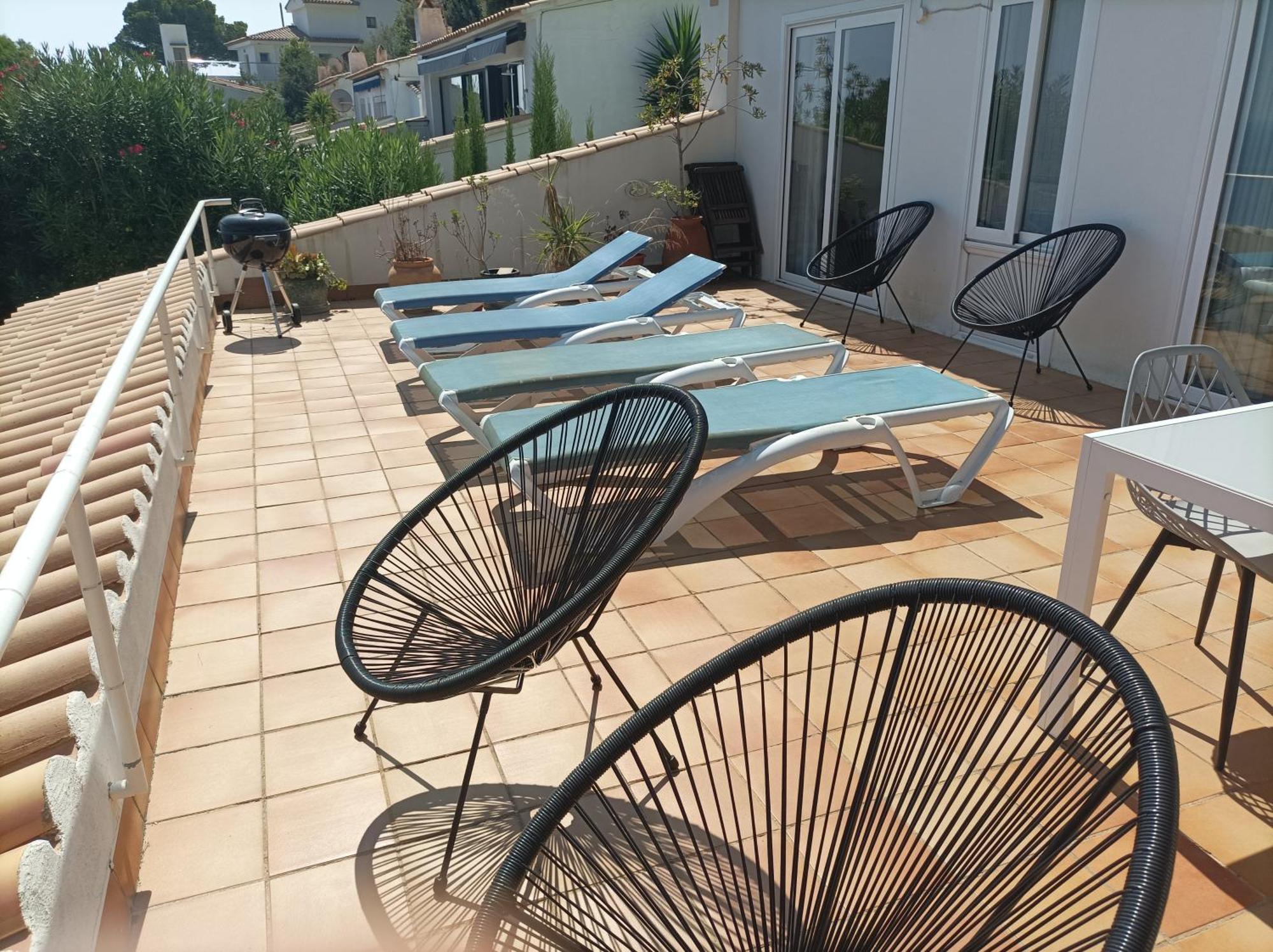 "La Terrasse De La Mer 8" -Climatisation-Wifi-Bbq -Piscine-Parking Begur Exterior foto