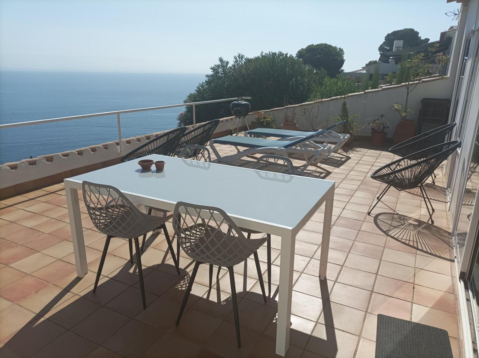 "La Terrasse De La Mer 8" -Climatisation-Wifi-Bbq -Piscine-Parking Begur Exterior foto